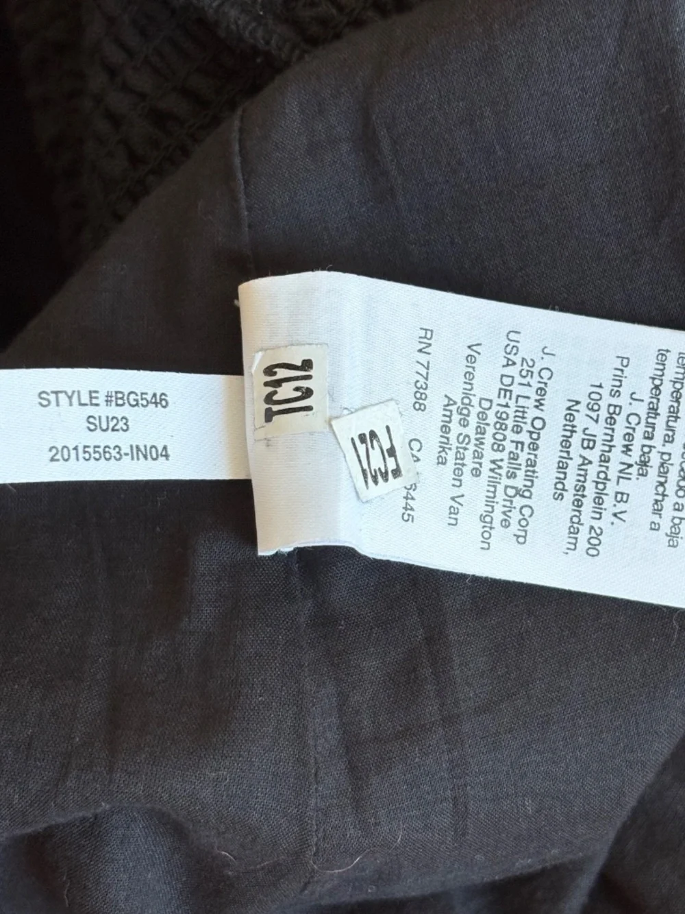 J. Crew Linen Smocked Skirt